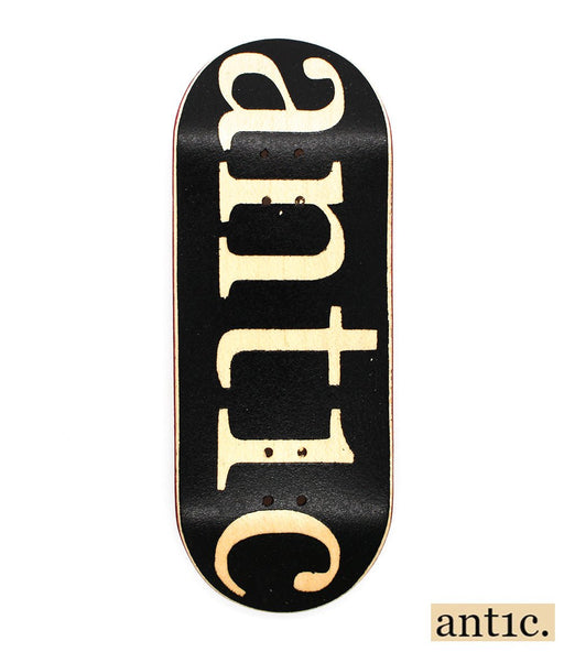 Ant1c logo fingerboard deck 35.5mm - Caramel Fingerboards - Fingerboard store