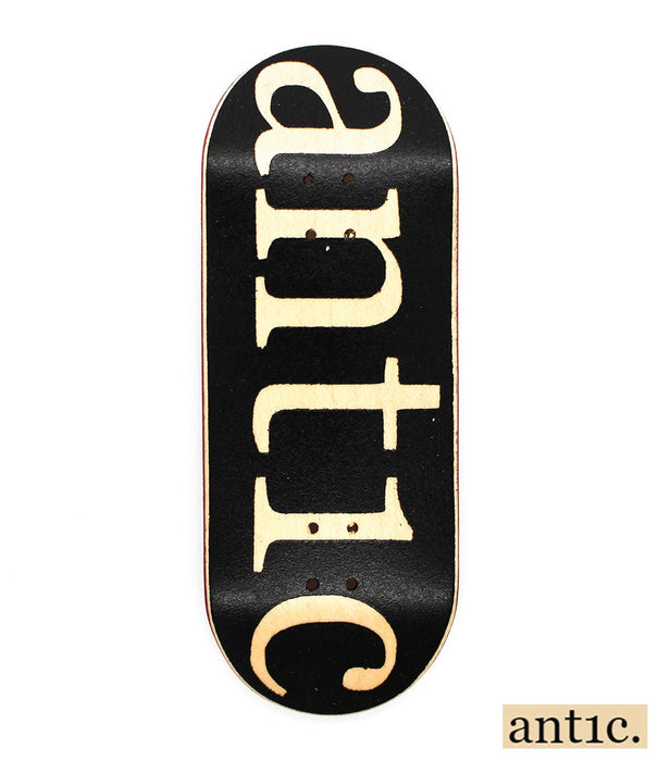 Ant1c logo fingerboard deck 35.5mm - Caramel Fingerboards - Fingerboard store