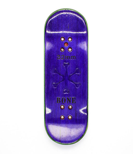 Bone black and purple fingerboard deck 32mm - Caramel Fingerboards - Fingerboard store