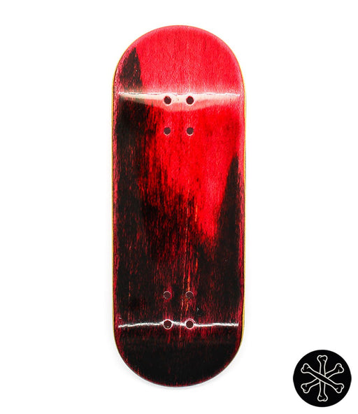 Bone black and red fingerboard deck 34mm - Caramel Fingerboards - Fingerboard store