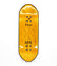 Bone black and yellow fingerboard deck 33mm - Caramel Fingerboards - Fingerboard store