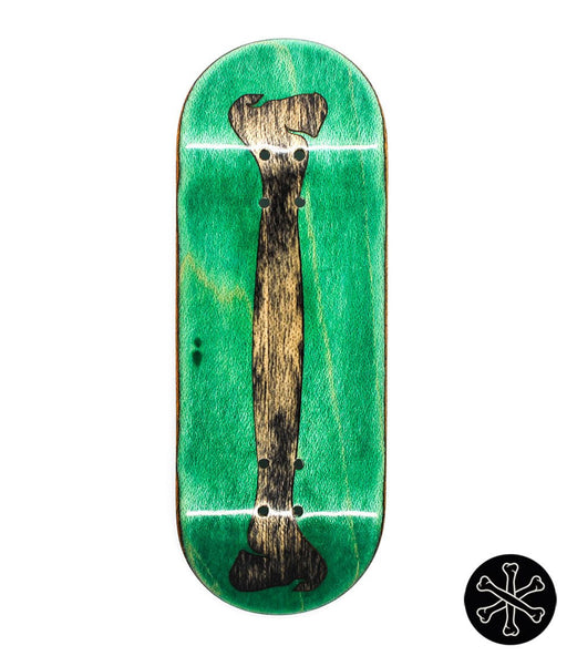 Bone grey bone split - ply fingerboard deck 34mm - Caramel Fingerboards - Fingerboard store