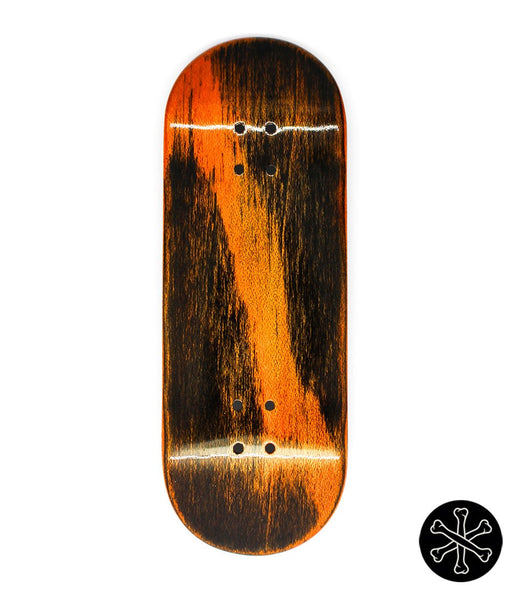 Bone orange and black fingerboard deck 33mm - Caramel Fingerboards - Fingerboard store