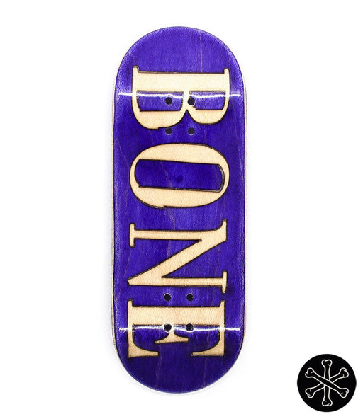 Bone wood bone split - ply fingerboard deck 34mm - Caramel Fingerboards - Fingerboard store