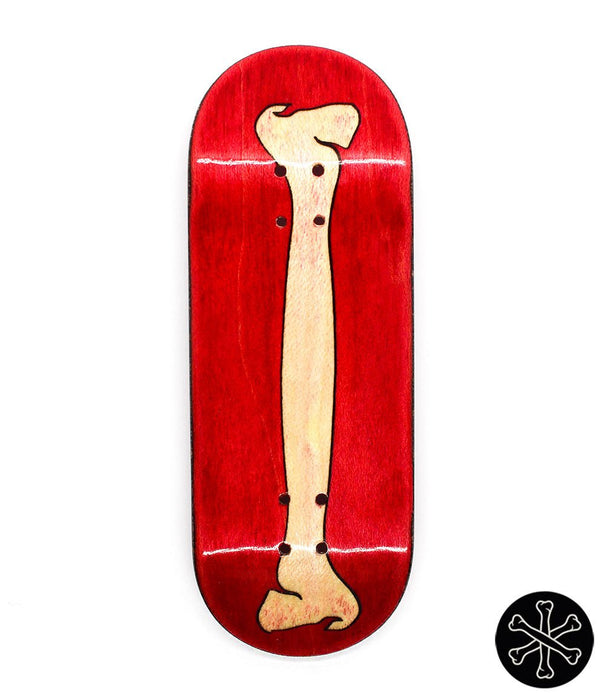 Bone wood bone split - ply fingerboard deck 34mm - Caramel Fingerboards - Fingerboard store