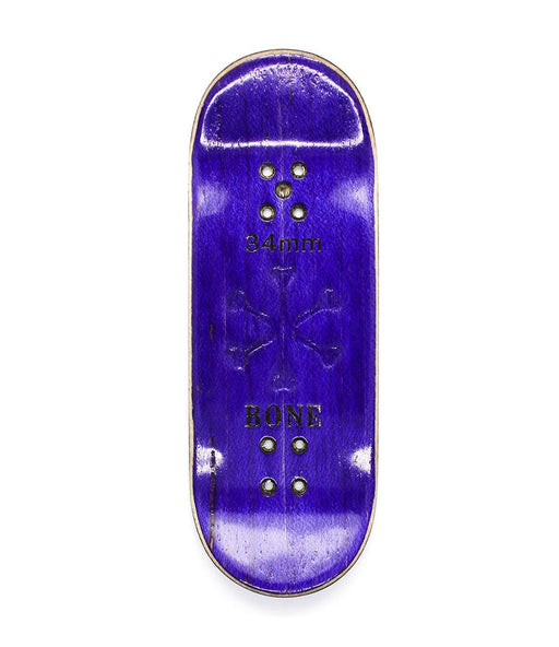 Bone wood bone split - ply fingerboard deck 34mm - Caramel Fingerboards - Fingerboard store