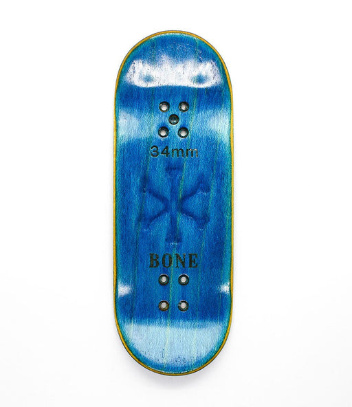 Bone yellow split - ply fingerboard deck 34mm - Caramel Fingerboards - Fingerboard store