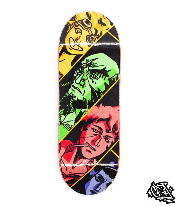 Cba x Caramel Cowboy Bebop deck 31mm - Caramel Fingerboards - Fingerboard store