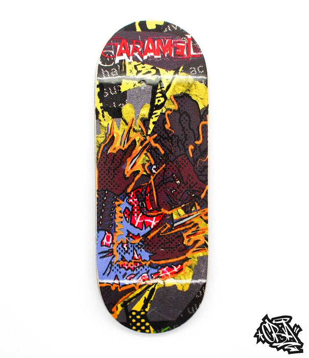 Cba x Caramel fingerboard deck 34mm - Caramel Fingerboards - Fingerboard store