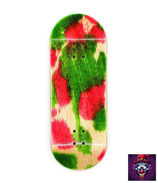 Clown abstract painting fingerboard deck 34mm - Caramel Fingerboards - Fingerboard store