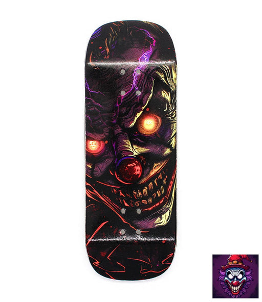 Clown clown fingerboard deck 33mm - Caramel Fingerboards - Fingerboard store