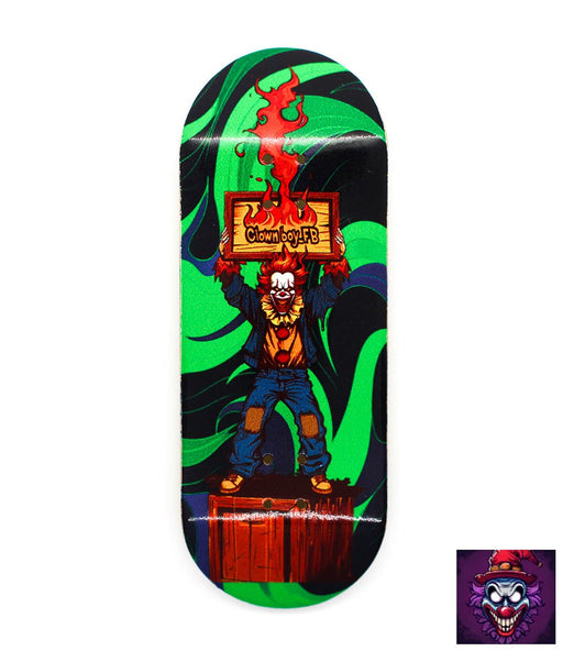 Clown clownboy_fb fingerboard deck 35mm - Caramel Fingerboards - Fingerboard store