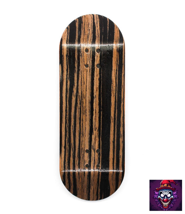 Clown dark wood fingerboard deck 33mm - Caramel Fingerboards - Fingerboard store