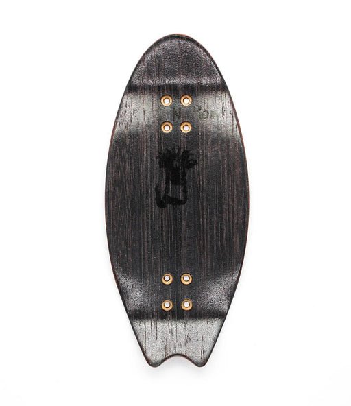 Clown different wood split - ply fignerboard deck 40mm - Caramel Fingerboards - Fingerboard store