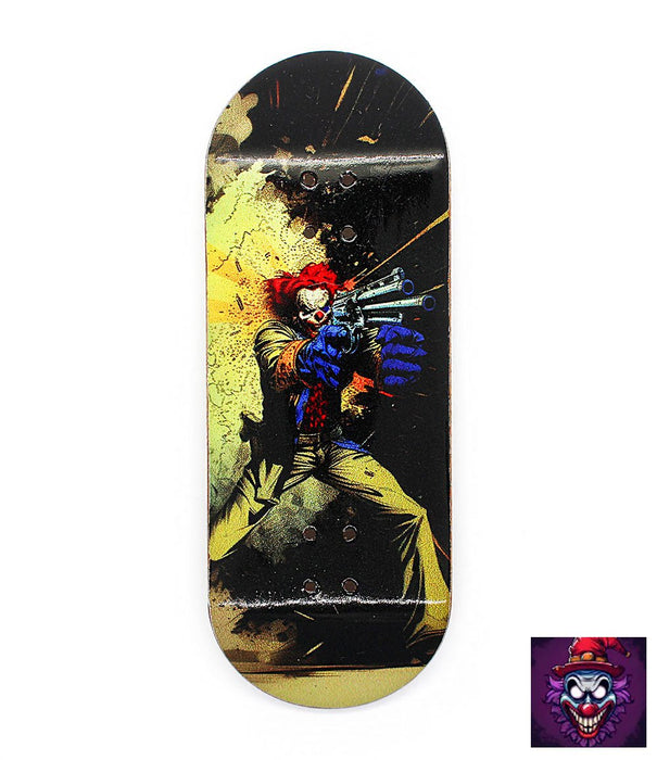 Clown killer clown fingerboard deck 35mm - Caramel Fingerboards - Fingerboard store