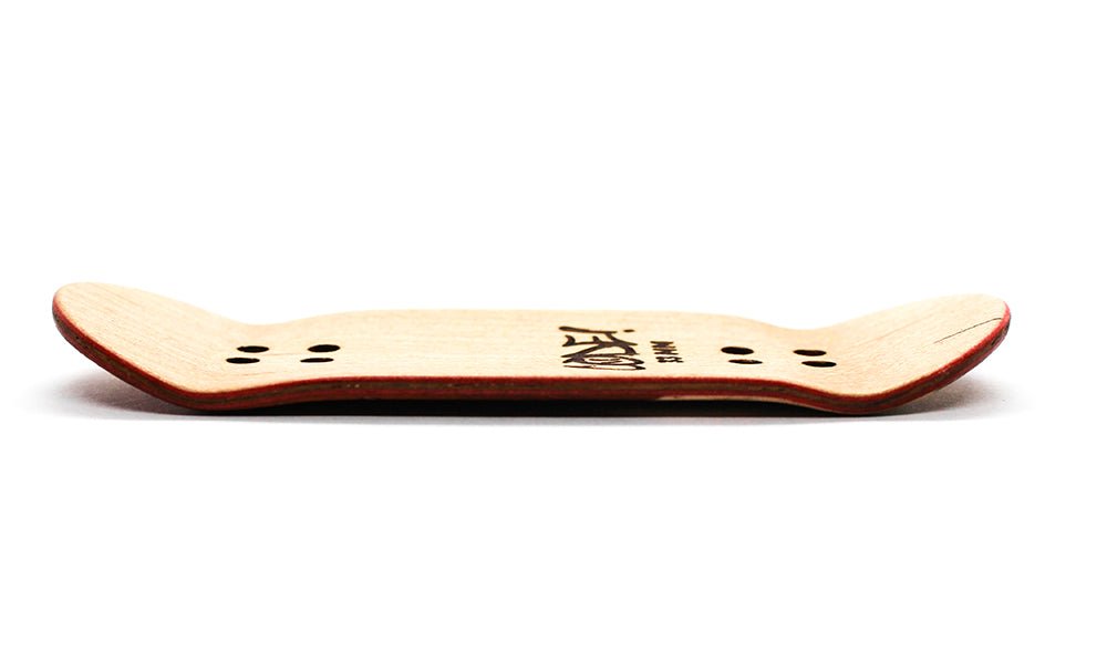 Code brick fingerboard split - ply deck 33mm - Caramel Fingerboards - Fingerboard store