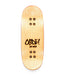 Code green/dark brown fingerboard split - ply deck 34mm - Caramel Fingerboards - Fingerboard store