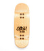 Code red and black fingerboard split - ply deck 34mm - Caramel Fingerboards - Fingerboard store