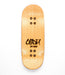 Code thick line fingerboard split - ply deck 34mm - Caramel Fingerboards - Fingerboard store