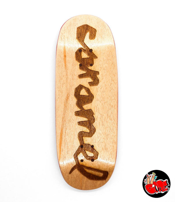 Code x Caramel logo fingerboard deck 33mm - Caramel Fingerboards - Fingerboard store