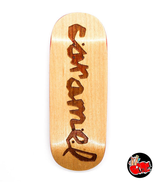 Code x Caramel logo fingerboard deck 34.5mm - Caramel Fingerboards - Fingerboard store