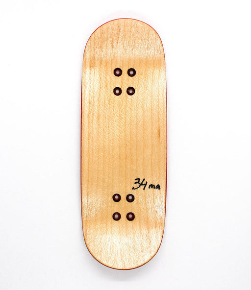 Code x Caramel logo fingerboard deck 34mm - Caramel Fingerboards - Fingerboard store