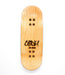 Code yellow/brown fingerboard split - ply deck 34mm - Caramel Fingerboards - Fingerboard store