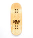 Code yellow/grey fingerboard split - ply deck 34mm - Caramel Fingerboards - Fingerboard store