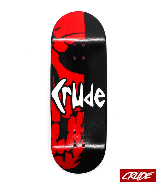 Crude red head fingerboard deck 33mm - Caramel Fingerboards - Fingerboard store