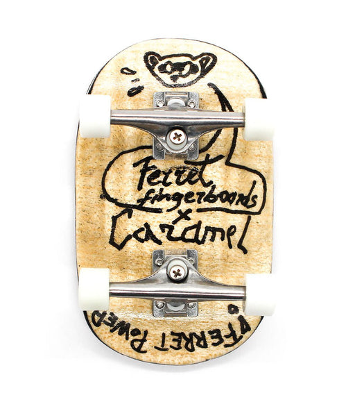 Ferret x Caramel complete fingerboard 36mm - Caramel Fingerboards - Fingerboard store