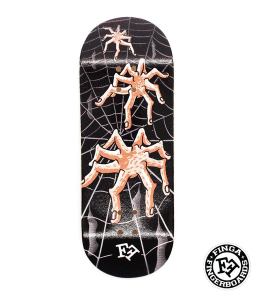 Finga fingerboard spider deck 34.5mm - Caramel Fingerboards - Fingerboard store