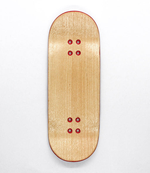 Finga spot white fingerboard deck 34.5mm - Caramel Fingerboards - Fingerboard store