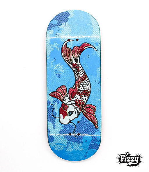 Fizzy koi fingerboard deck 35mm - Caramel Fingerboards - Fingerboard store