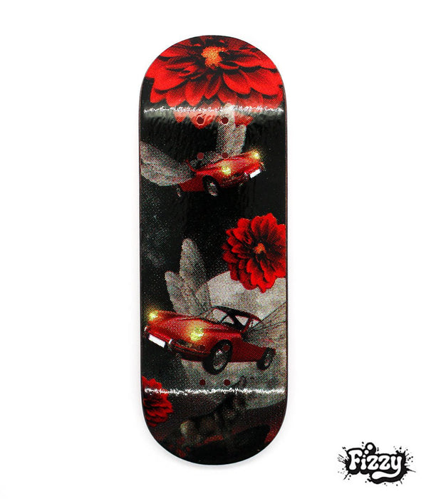 Fizzy red car fingerboard deck - Caramel Fingerboards - Fingerboard store