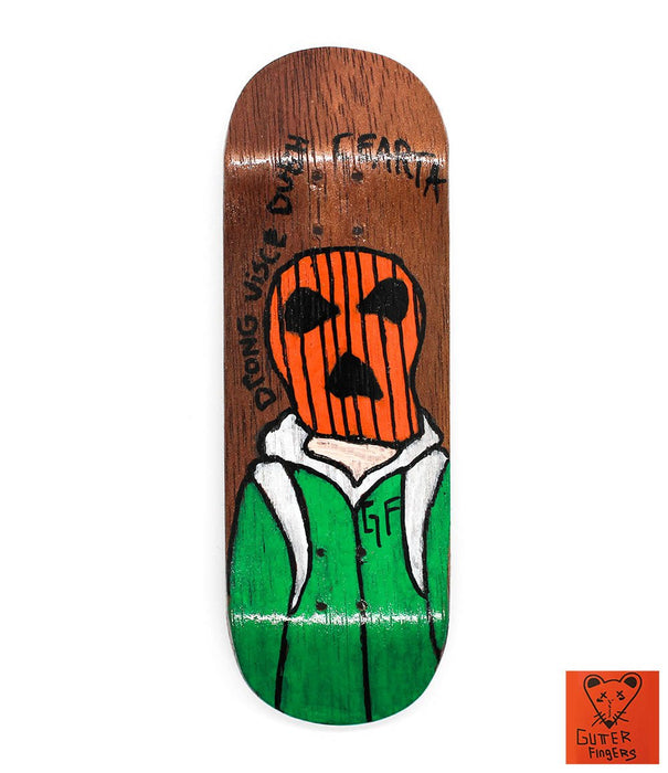 Gutter black water gang fingerboard deck 31mm - Caramel Fingerboards - Fingerboard store