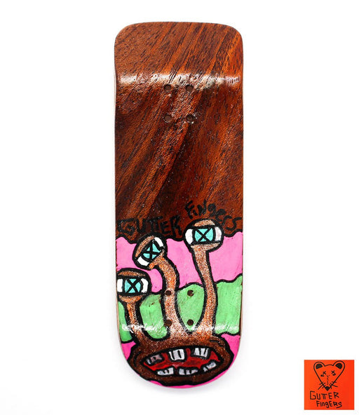 Gutter eyes fingerboard deck 32.5mm - Caramel Fingerboards - Fingerboard store