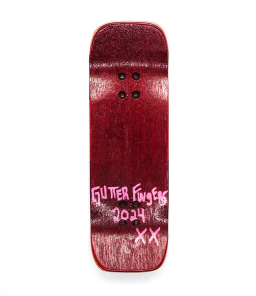 Gutter fire fingerboard deck 31.5mm - Caramel Fingerboards - Fingerboard store