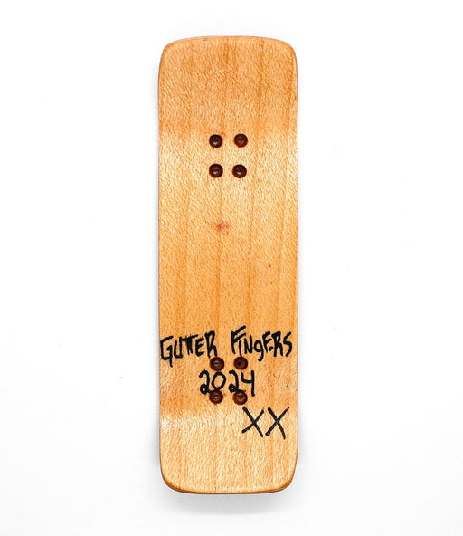 Gutter thief fingerboard deck 31.4mm - Caramel Fingerboards - Fingerboard store