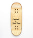 Hard Press x Caramel recycled deck 32mm - Caramel Fingerboards - Fingerboard store