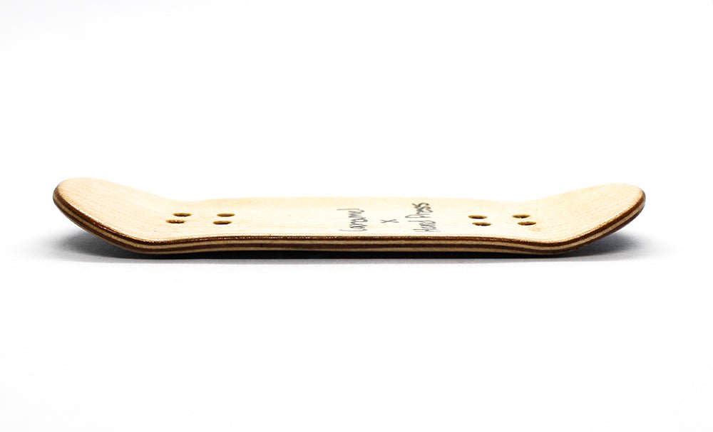 Hard Press x Caramel recycled deck 32mm - Caramel Fingerboards - Fingerboard store