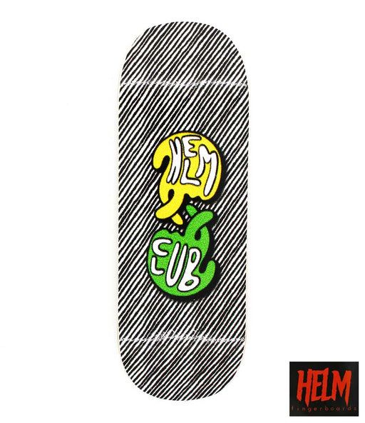 Helm fingerboard boxy deck 32mm - Caramel Fingerboards - Fingerboard store