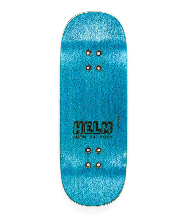 Helm fingerboard boxy deck 34mm - Caramel Fingerboards - Fingerboard store