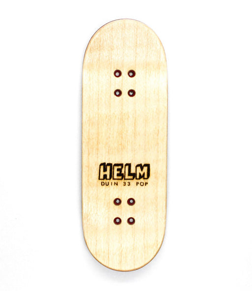 Helm fingerboard pop deck 33mm - Caramel Fingerboards - Fingerboard store