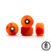 Industry orange/red swirl recycled fingerboard wheels 8mm - Caramel Fingerboards - Fingerboard store