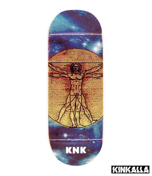 Kinkalla Vitruvio kink family deck 32 x 96 mm - Caramel Fingerboards - Fingerboard store