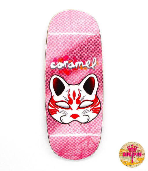 Kinkpin x Caramel cat fingerboard deck 34mm - Caramel Fingerboards - Fingerboard store