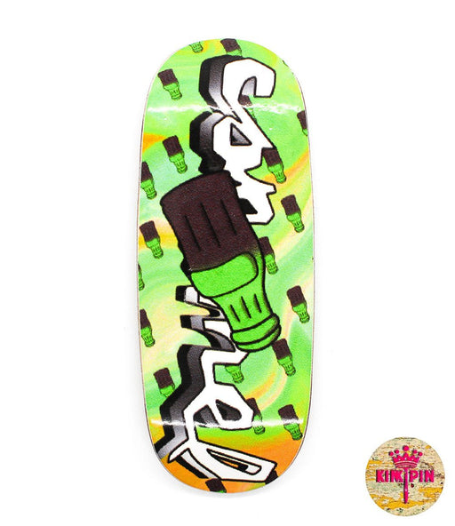 Kinkpin x Caramel coke fingerboard deck 34mm - Caramel Fingerboards - Fingerboard store