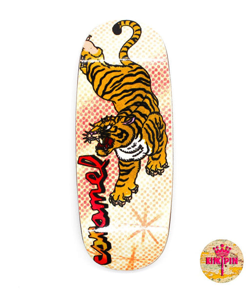 Kinkpin x Caramel tiger fingerboard deck 34mm - Caramel Fingerboards - Fingerboard store