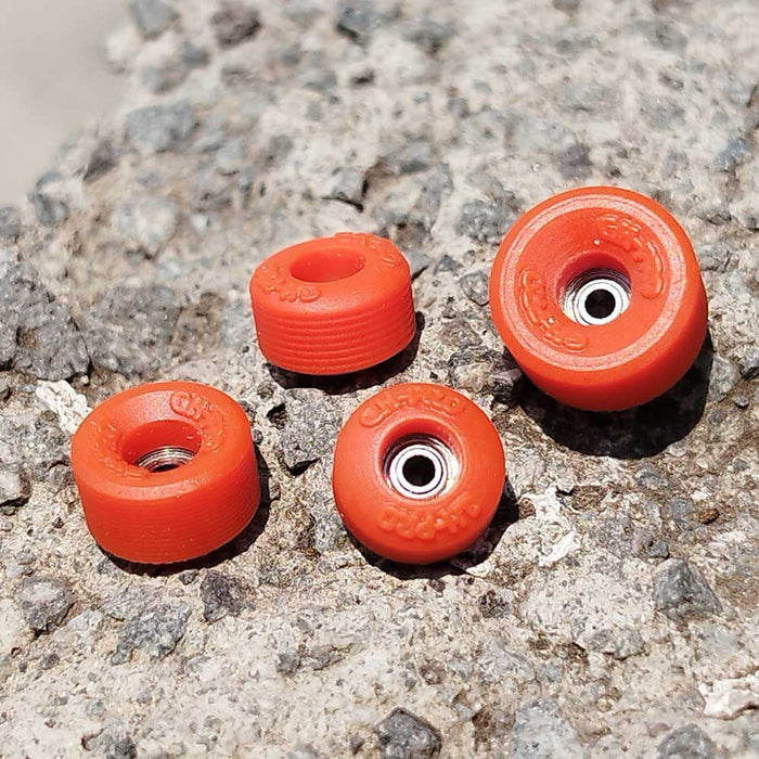 Kraken orange GH - PRO bowl wheels 8.5mm - Caramel Fingerboards - Fingerboard store