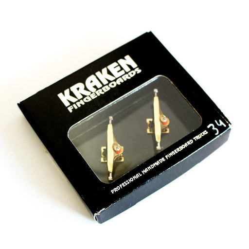 Kraken silver fingerboard trucks - Caramel Fingerboards - Fingerboard store